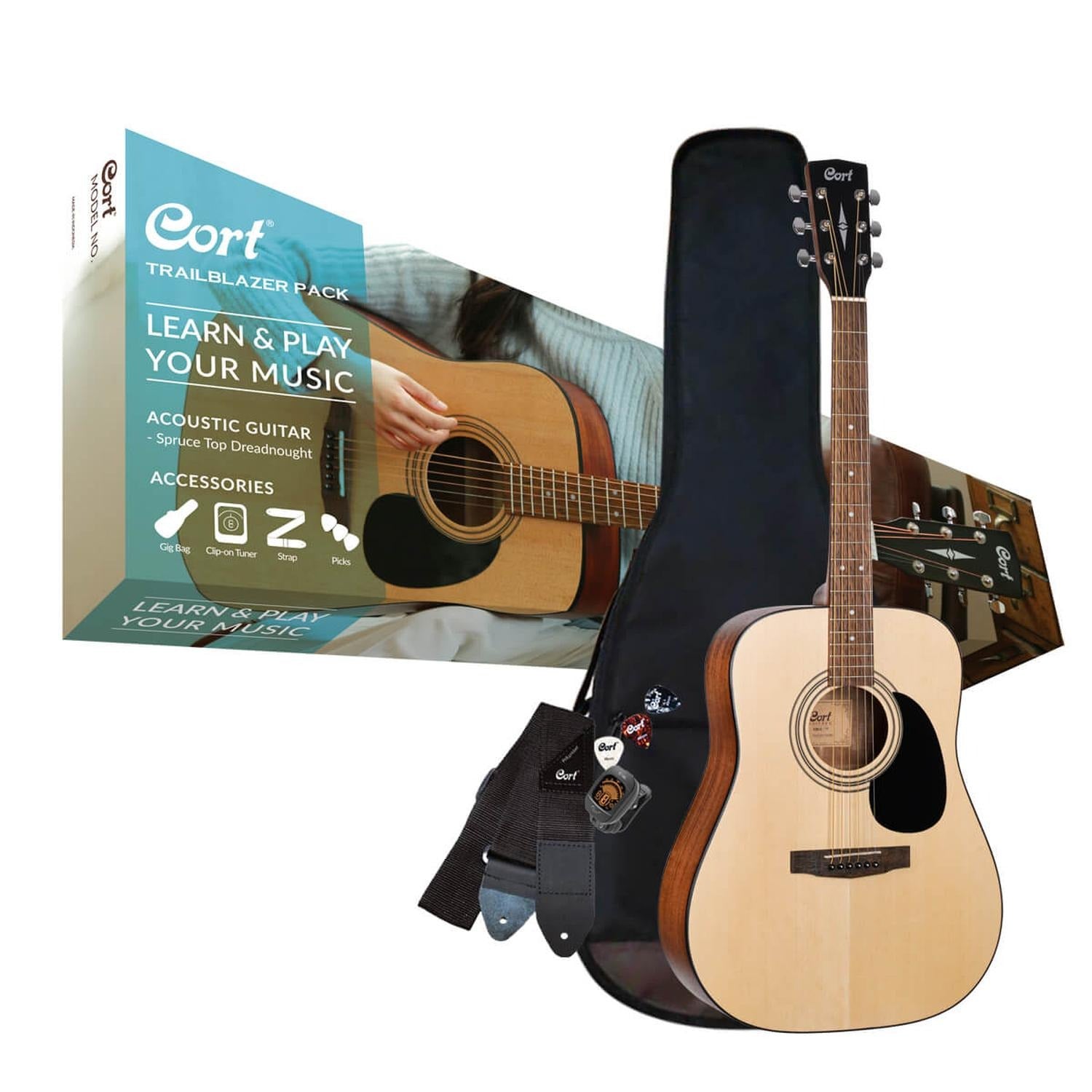 Cort CAP 810 Trailblazer Acoustic Guitar Pack