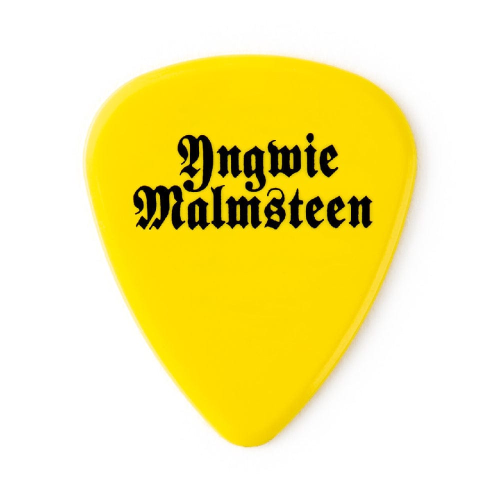 Dunlop Yngwie Malmsteen Custom Delrin Guitar Picks - Pack of 6 - 1.14mm Yellow