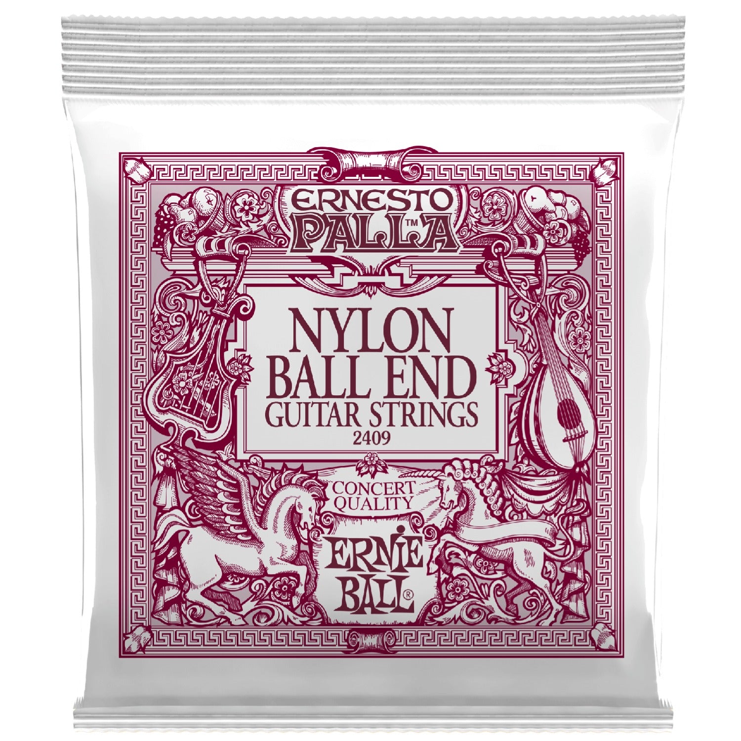 Ernie Ball 2409 Ernesto Palla Black And Gold Ball-End Nylon Classical Guitar Strings