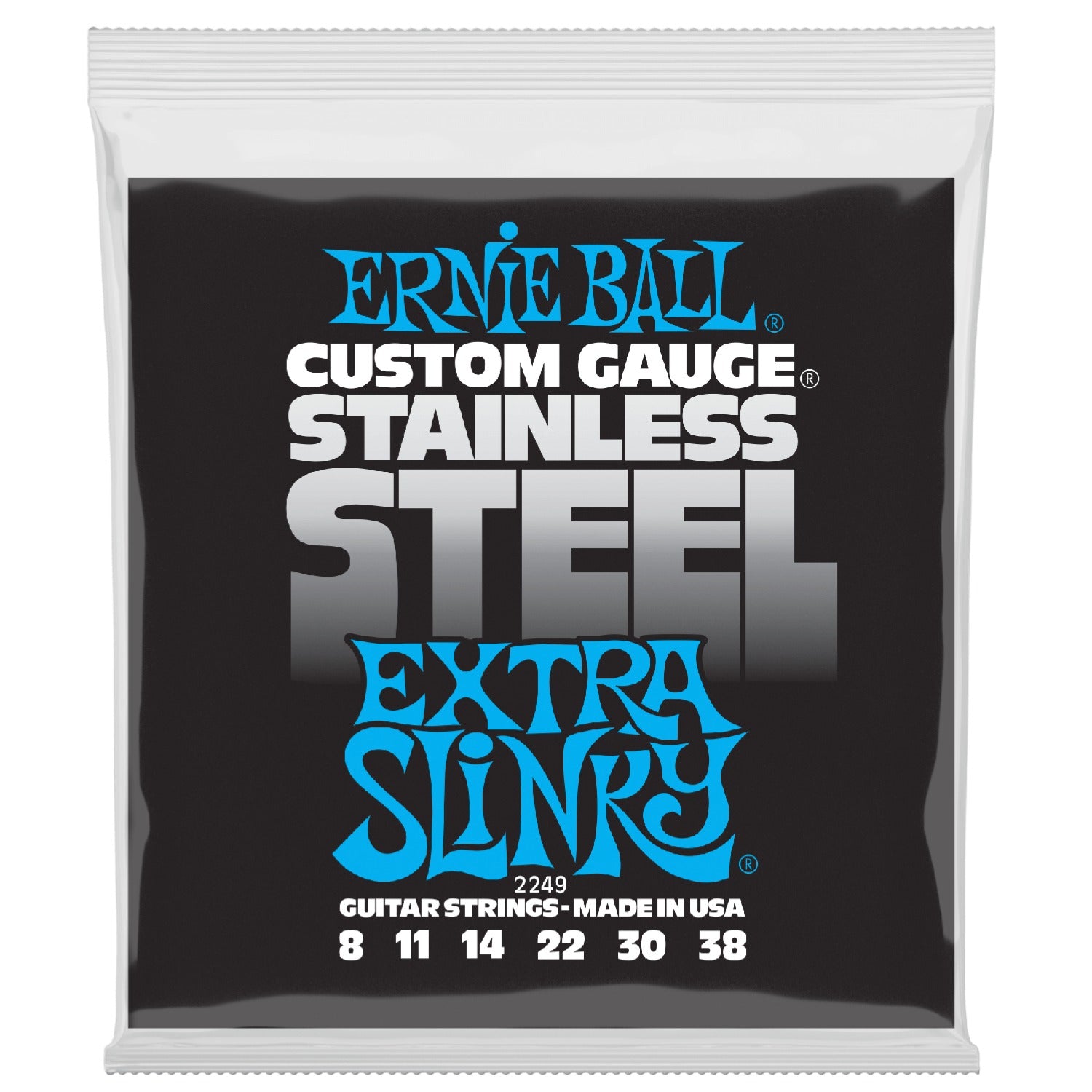 Ernie Ball 2249 Extra Slinky Stainless Steel Guitar Strings
