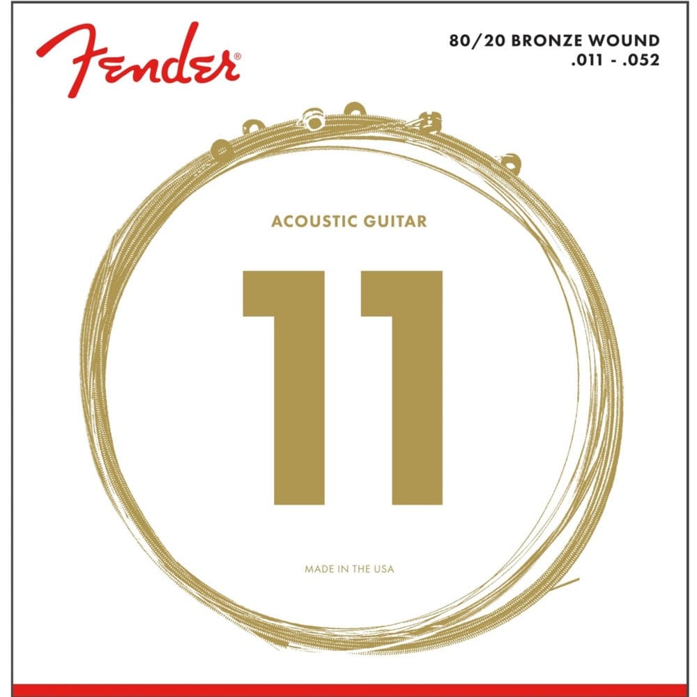 Fender 70CL 80/20 Bronze Acoustic Guitar Strings