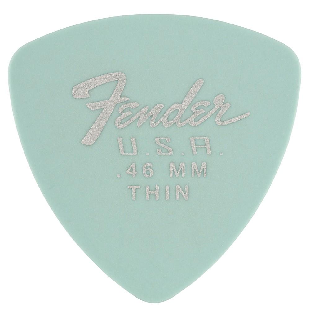 Fender Dura Tone Delrin Guitar Pick 346 Shape- Thin- Pack of 12- Daphne Blue