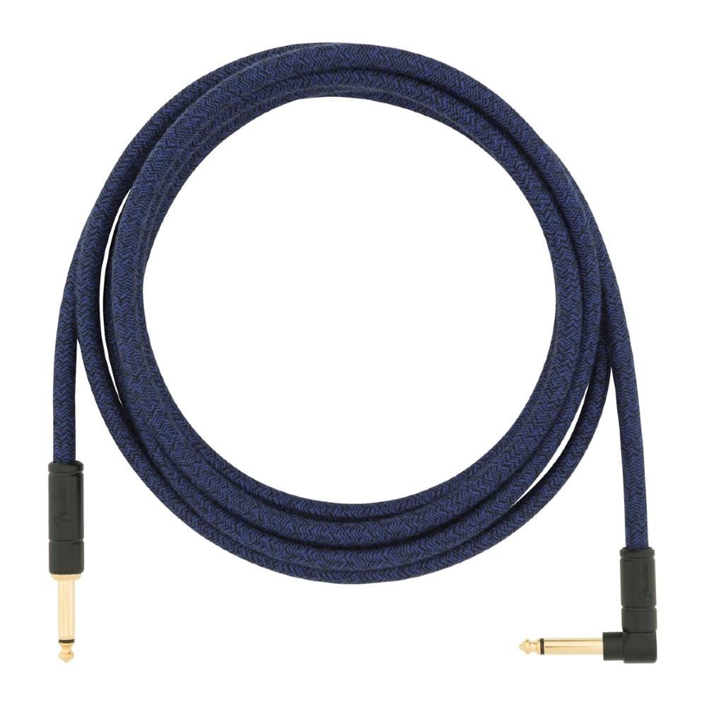 Fender 10ft Angled Festival Instrument Cable - Blue Dream