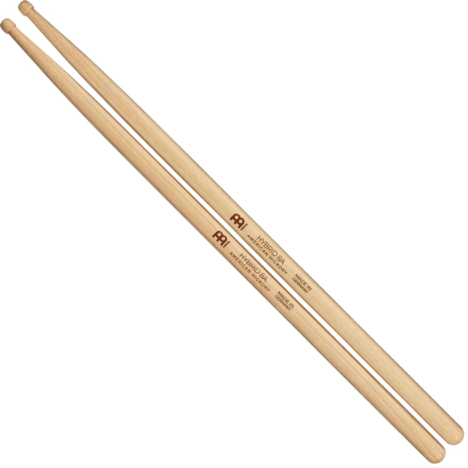 Meinl SB132 Hybrid Hickory Wood Tip Drumstick -8A